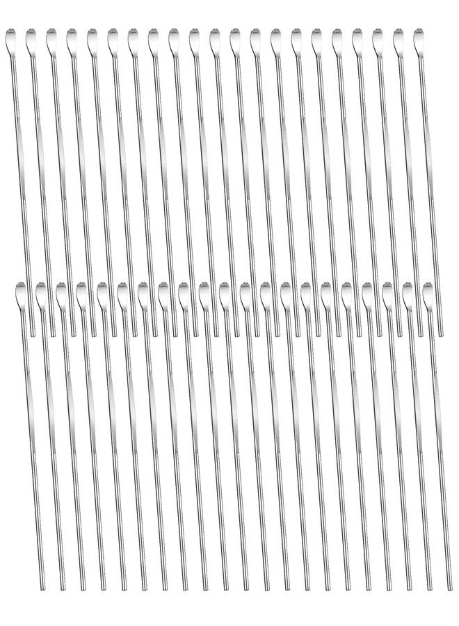 BOHUIZ 50 Pcs Ear Spoon Metal Ear Cleaner Portable Metal Ear Pick Stainless Steel Ear Spoon Earwax Curette Ear Cleaner Tool for Adult - Image 1